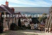 B体育实时更新世界杯小组赛积分榜｜实时动态