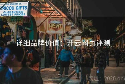 详细品牌价值：开云网页评测