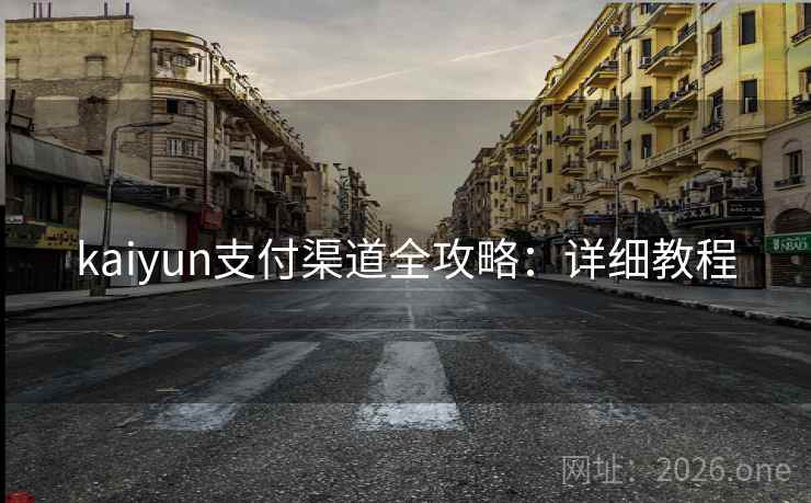 kaiyun支付渠道全攻略：详细教程