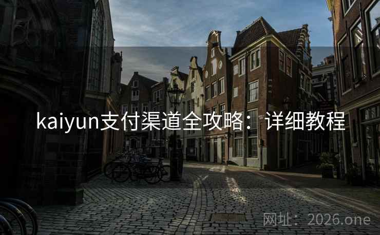 kaiyun支付渠道全攻略：详细教程
