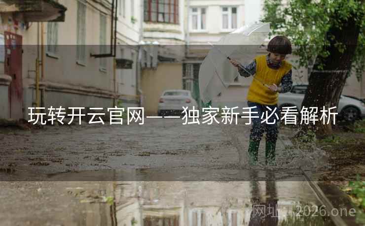 玩转开云官网——独家新手必看解析