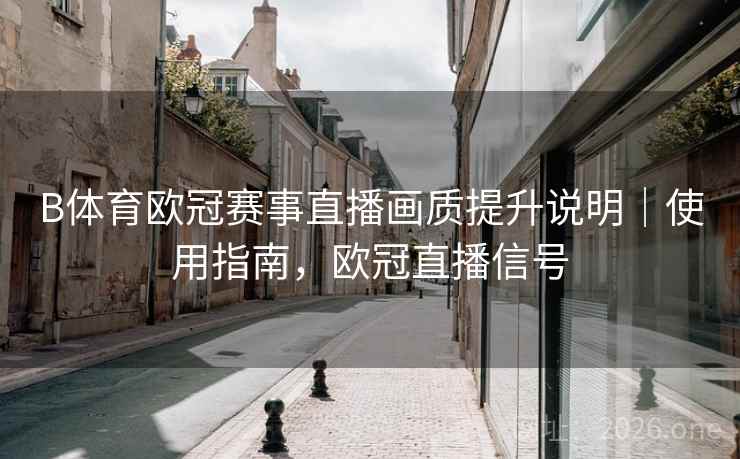 B体育欧冠赛事直播画质提升说明｜使用指南，欧冠直播信号