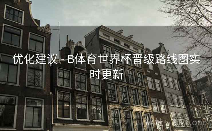 优化建议 - B体育世界杯晋级路线图实时更新